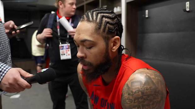 Brandon Ingram Postgame Locker Room Interview  - Pelicans vs Boston Celtics